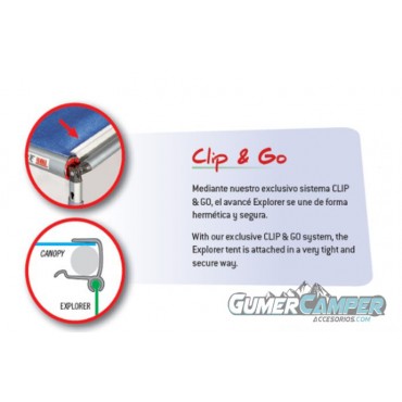 CERRAMIENTO / AVANCE LEINWAND EXPLORER EASY CARAVANSTORE
