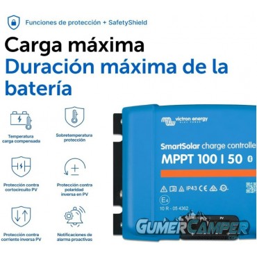 REGULADOR SOLAR VICTRON MPPT100/50