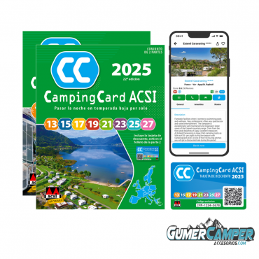 TARJETA CAMPINGCARD ACSI 2025 ESPAÑOL