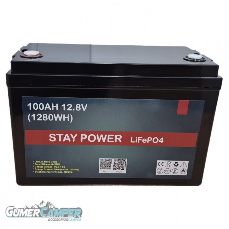 BATERIA LITIO STAY POWER 100A LIFEPO4