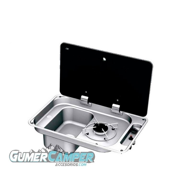 FREGADERO CON COCINA 1 FUEGO DERECHA CAN CON TAPA FL1324 FREGADERO CON COCINA 1 FUEGO DERECHA CAN CON TAPA FL1324