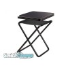 TABURETE PLEGABLE CON SOBREMESA NEGRO