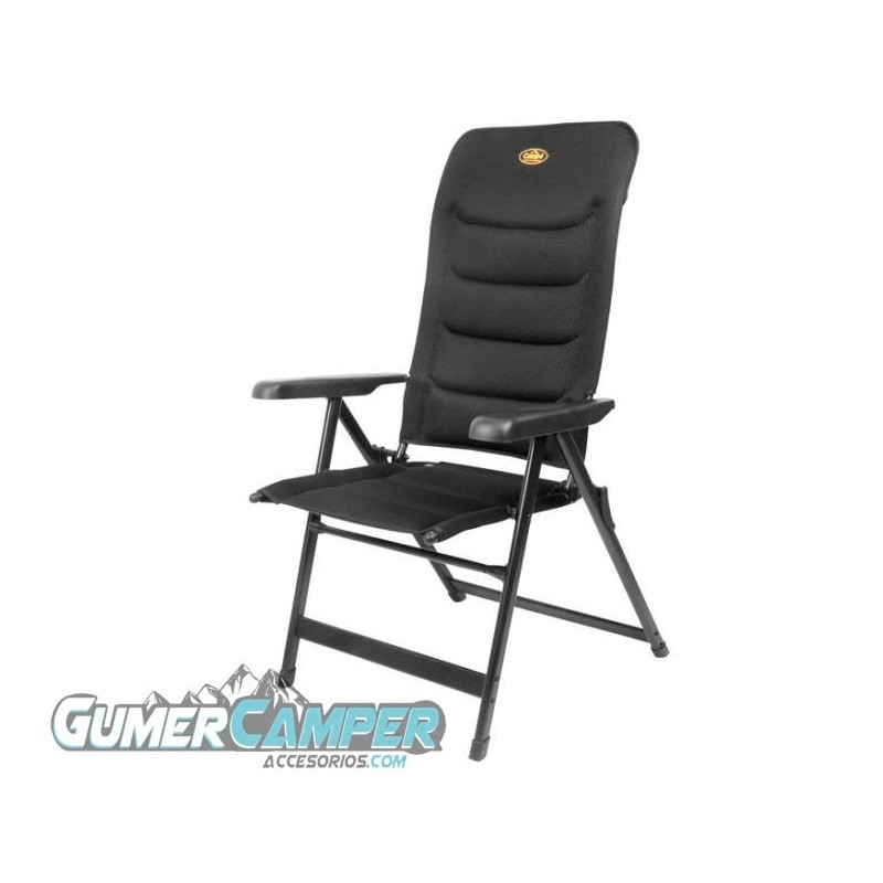 SILLA PLEGABLE MALAGA TAPIZADO NEGRO MALLA SILLA PLEGABLE MALAGA TAPIZADO NEGRO MALLA