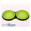 COMEDERO DE PERRO TWIN CON 2 TAZONES PLEGABLES