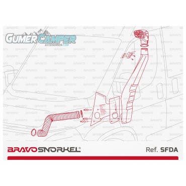 SNORKEL PEUGEOT BOXER 2006-UP