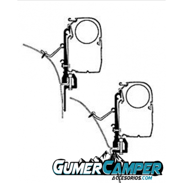 SOPORTE TOLDO THULE OMNISTOR KIT VAN ( DUCATO SPRINTER TRANSIT)