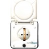 TOMA EXTERIOR BLANCA 230V CON TAPA TOMA EXTERIOR BLANCA 230V CON TAPA