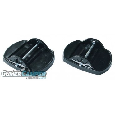 KIT 4 BASES PATAS CARAVANA CARBEST