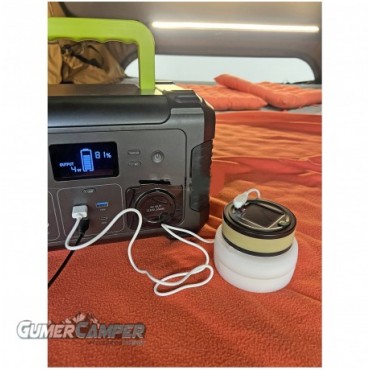 LINTERNA SOLAR CAMPING RECARGABLE