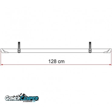 PORTABICICLETAS FIAMMA CARRY BIKE PORTON VW T7. / TRANSIT CUSTOM V710 DEEP BLACK