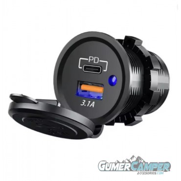 TOMA USB / TIPO C 3,1A