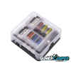 CAJA DE 6 FUSIBLES CON POSITIVO Y NEGATIVO CAJA DE 6 FUSIBLES CON POSITIVO Y NEGATIVO
