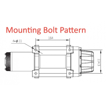 CABESTRANTE CARBON WINCH HPS 9.500 LBS