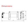 CABESTRANTE CARBON WINCH HPS 9.500 LBS CABESTRANTE CARBON WINCH HPS 9.500 LBS