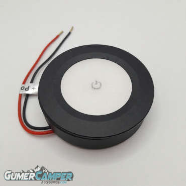 FOCO 12V NEGRO (ENCASTRABLE O SUPERFICIE)