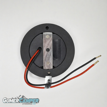 FOCO 12V NEGRO (ENCASTRABLE O SUPERFICIE)