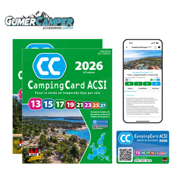 TARJETA CAMPINGCARD ACSI 2026 ESPAÑOL