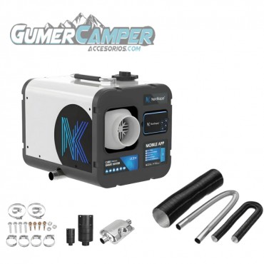 CALEFACCION NORDKAPP PORTATIL CUBE BLUETOOTH 8kW 12V/24V