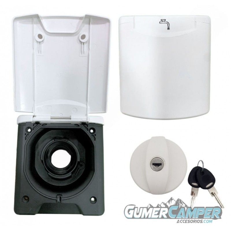 BOCANA DE AGUA CON TAPA BLANCA MAGNÉTICA