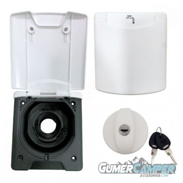 BOCANA DE AGUA CON TAPA BLANCA MAGNÉTICA