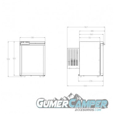 NEVERA COMPRESOR BLIZZ-E F40