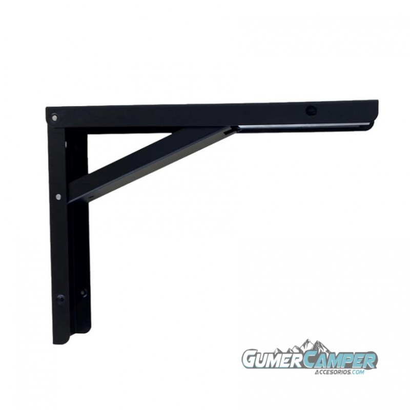 ESCUADRA PLEGABLE  31,5CM NEGRA