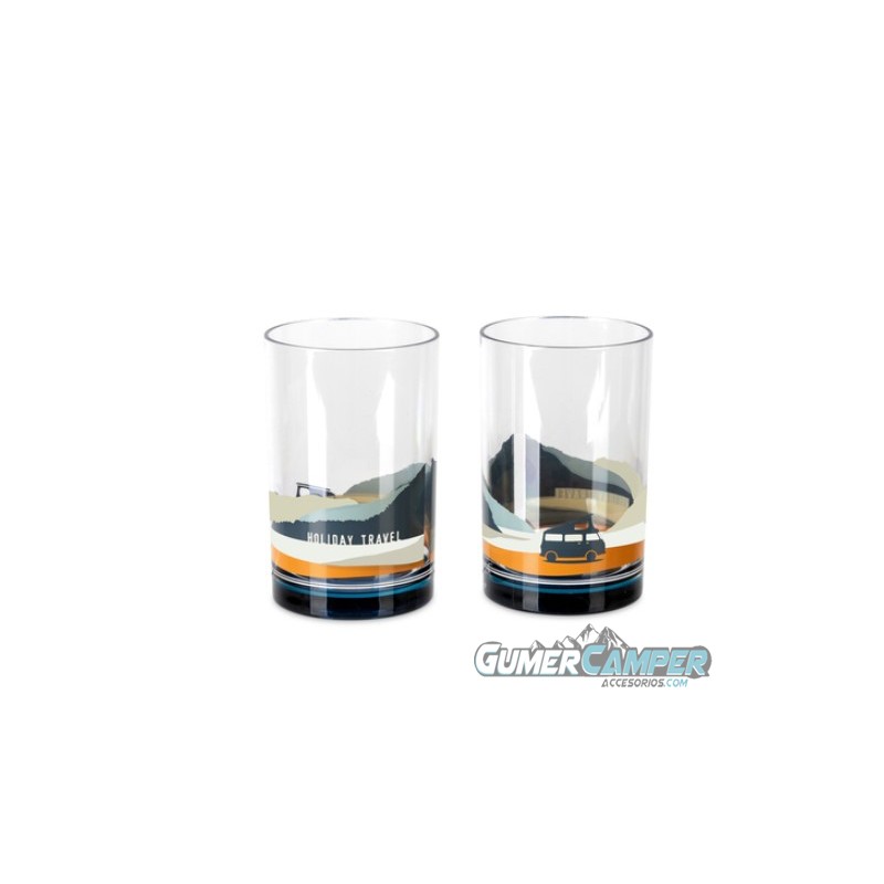 JUEGO DE VASOS HOLIDAY TRAVEL SPIRIT