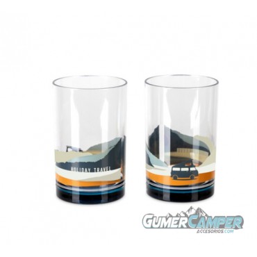 JUEGO DE VASOS HOLIDAY TRAVEL SPIRIT