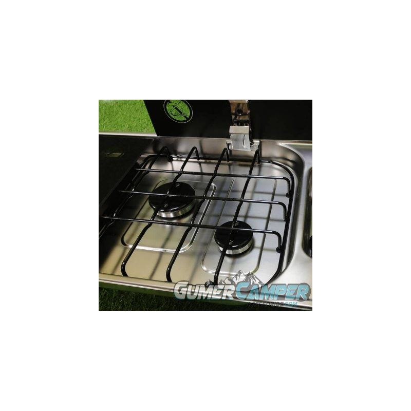 REJILLA PARA FUEGO 300X300MM NEGRA