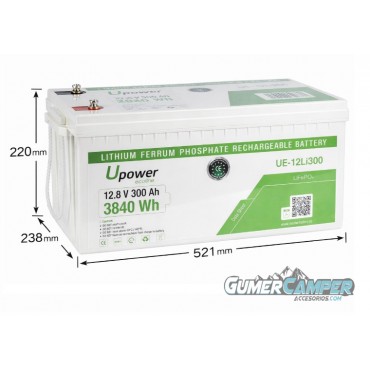 BATERIA LITIO UPOWER 300A LIFEPO4