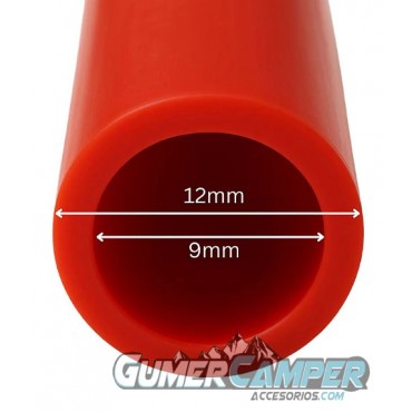 TUBO JONH GUEST ROJO 12MM