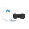 UNION RECTA JOHN GUEST DE 12MM