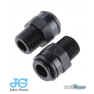 ADAPTADOR 12MM JOHN GUEST A ROSCA MACHO 3/8