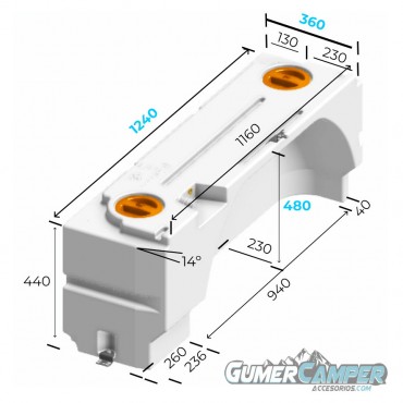 DEPOSITO PASO DE RUEDA DUCATO / BOXER / JUMPER 125L