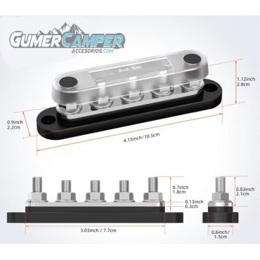 MODULO DE DISTRIBUCION DE CORRIENTE 150AH