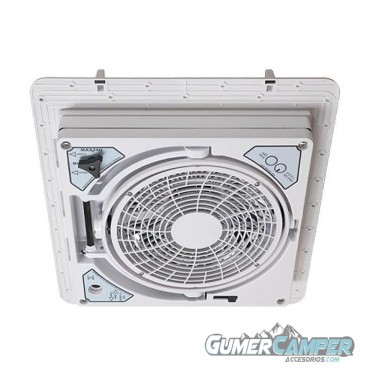 CLARABOYA MAXXFAN PIVOTING CON VENTILADOR