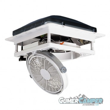 CLARABOYA MAXXFAN PIVOTING CON VENTILADOR