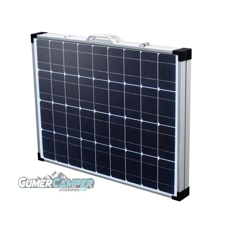 Comprar Placa solar plegable portátil 200W 12V (100W+100W) + regulador 20A  - Damia Solar