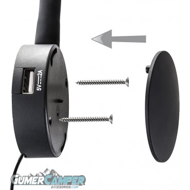 FOCO LED OVALADO CON USB