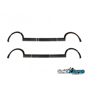 KIT DE ALETINES Y MOLDURAS ABS VW T6.1 2020- (CORTA , PUERTA CORREDERA DERECHA)