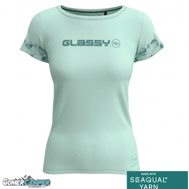 CAMISETA TECNICA CAMPER MUJER GLASSY MINT