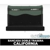 FUNDA ASIENTO DOBLE TRASERO CALIFORNIA IMPERMEABLE GLASSY ARMY