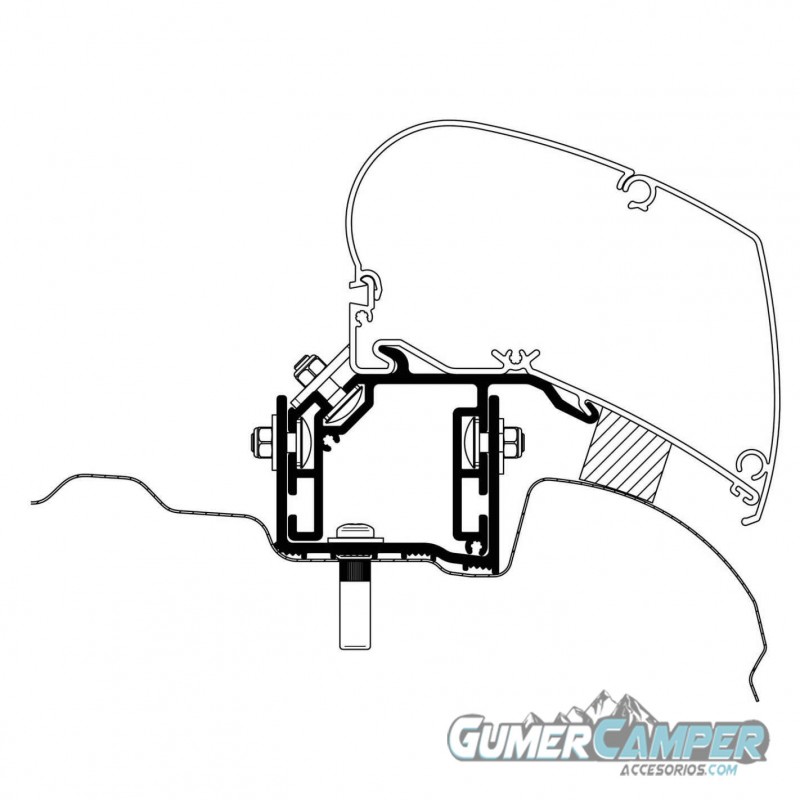 SOPORTE THULE OMNISTOR 6300 CRAFTER - MAN 2017- SOPORTE THULE OMNISTOR 6300 CRAFTER - MAN 2017-