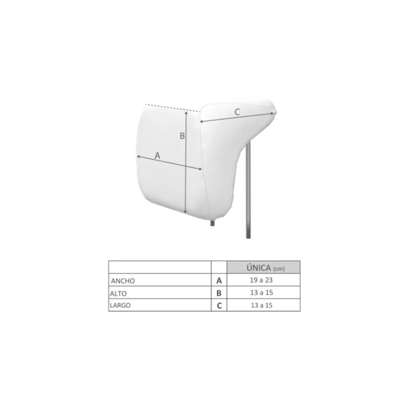 FUNDA CABECERO GLASSY ARMY RIFTER