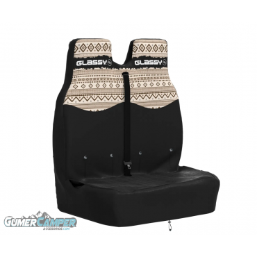 FUNDA ASIENTO DOBLE CAMPER IMPERMEABLE GLASSY NORDIC