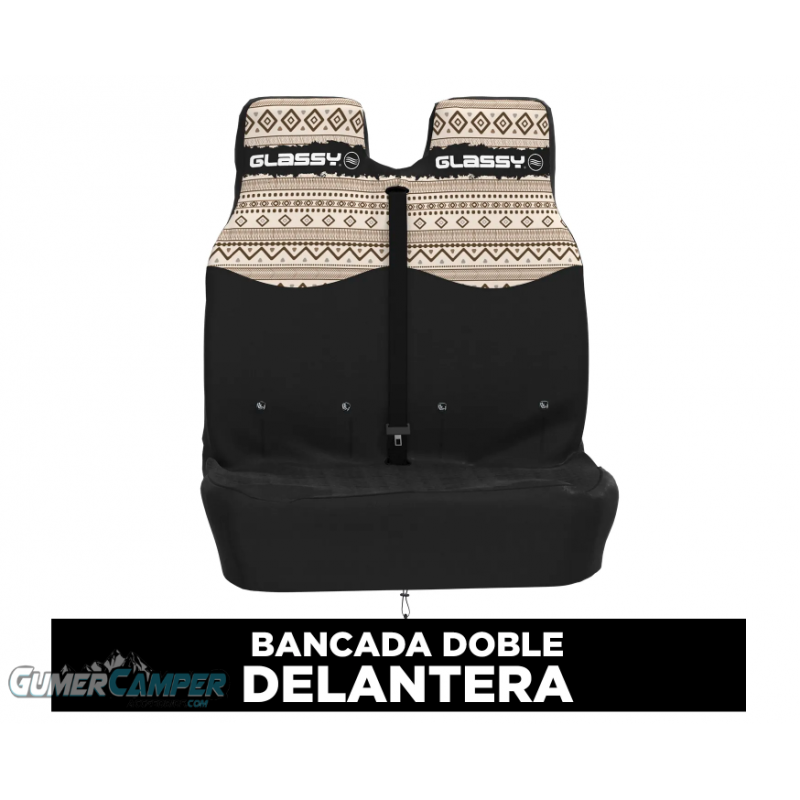 FUNDA ASIENTO DOBLE CAMPER IMPERMEABLE GLASSY NORDIC FUNDA ASIENTO DOBLE CAMPER IMPERMEABLE GLASSY NORDIC