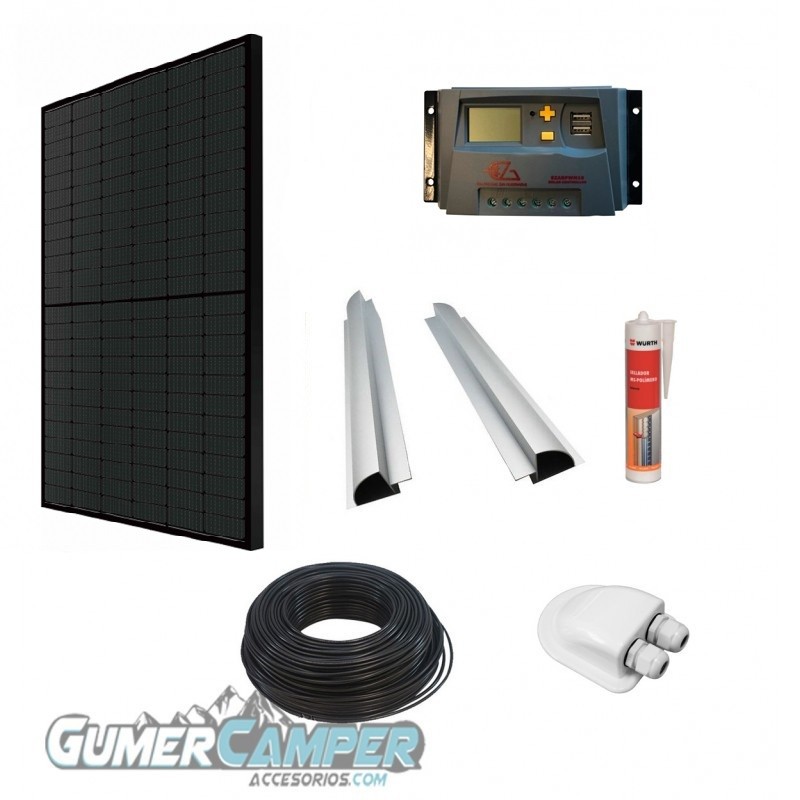 KIT PLACA SOLAR 110x89 CAMPER 200W RIGIDA KIT PLACA SOLAR 110x89 CAMPER 200W RIGIDA